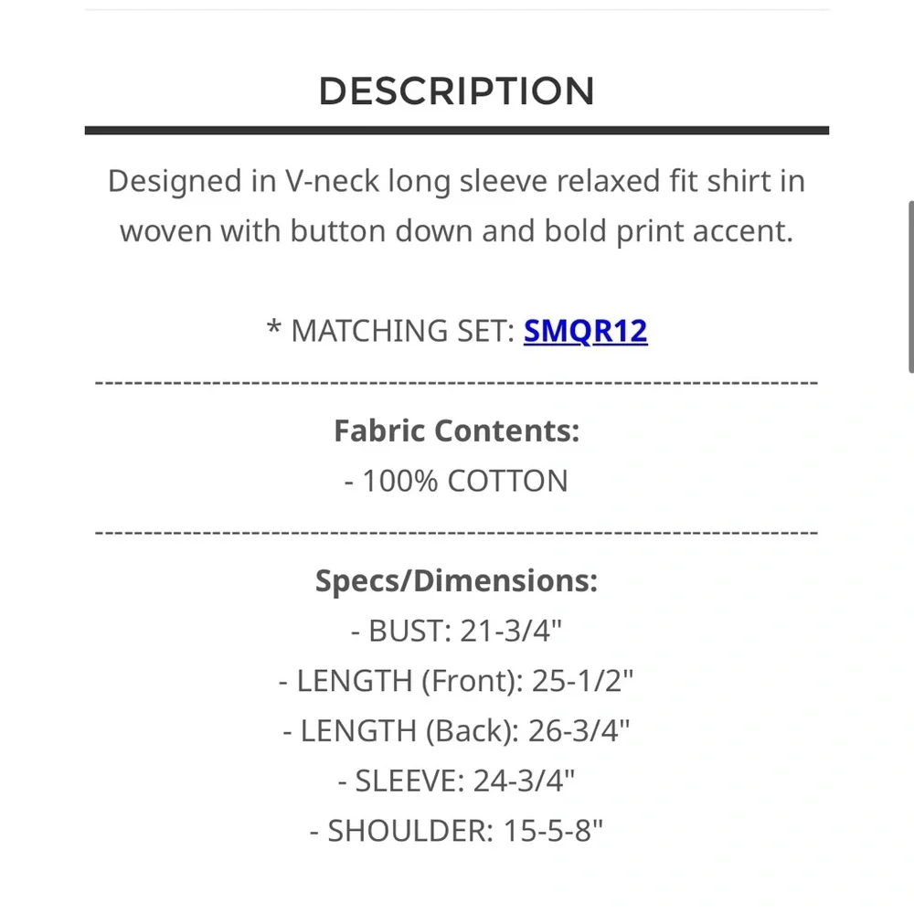 BPB225-2🤍🖤NEW! POL pretty Printed  hsbc stamped Long Sleeve  Top -so cute! - Picture 5 of 7